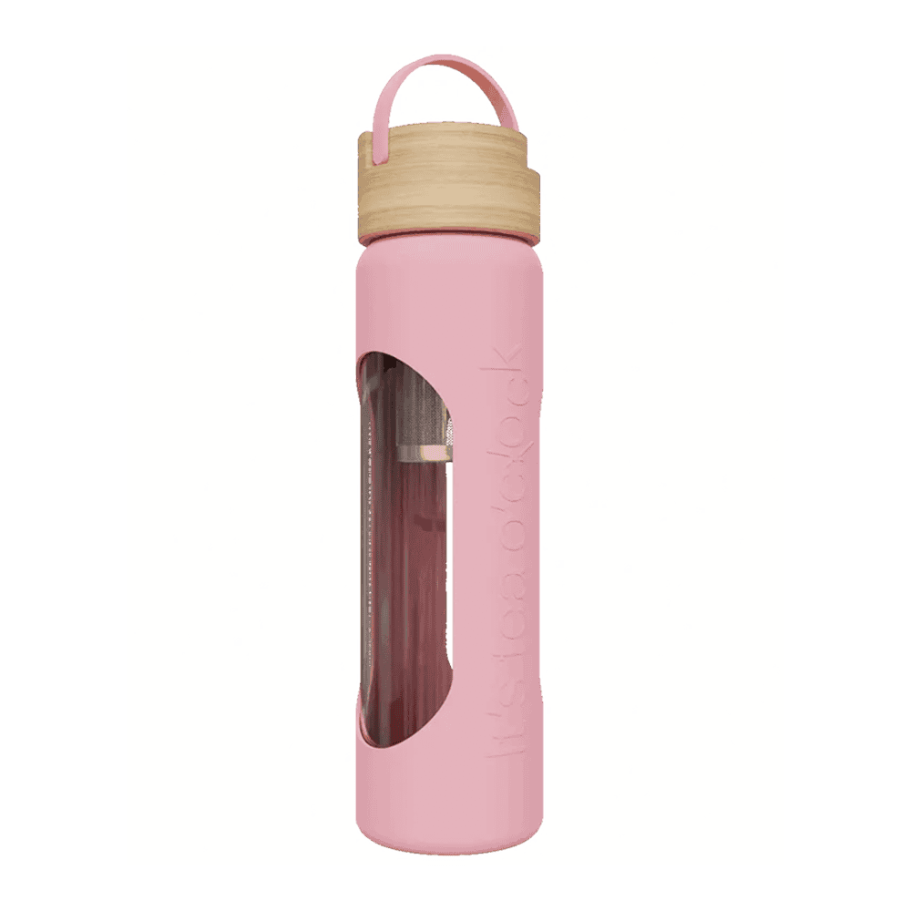 GREEN BEAR Бутилка с инфузер 500 мл розова