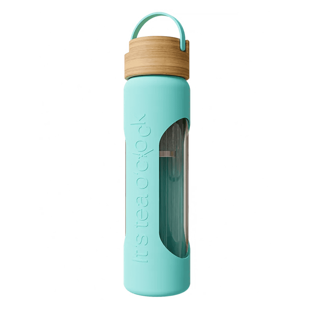 GREEN BEAR Бутилка с инфузер 500 мл тюркоаз