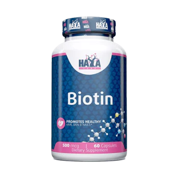 HAYA LABS Biotin 500 мкг 60 капсули