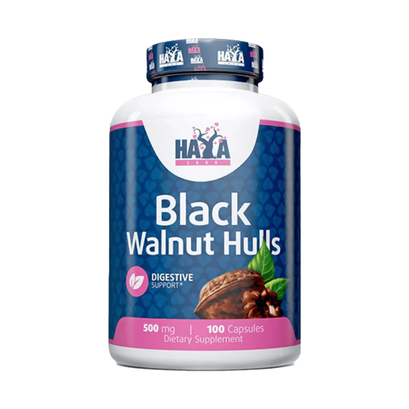 HAYA LABS Black Walnut Hulls 500 мг 100 капсули