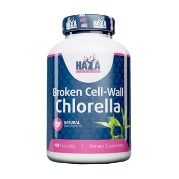 HAYA LABS Broken Cell Wall Chlorella 500 мг 100 капсули