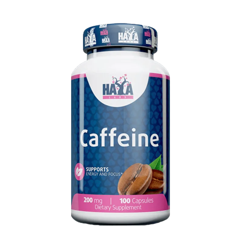 HAYA LABS Caffeine 200 мг 100 капсули