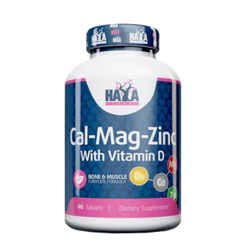 HAYA LABS Calcium Magnesium & Zinc With Vitamin D 90 таблетки