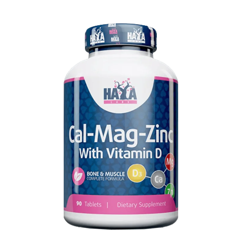 HAYA LABS Calcium Magnesium & Zinc With Vitamin D 90 таблетки