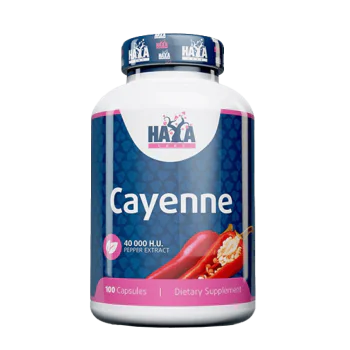 HAYA LABS Cayenne Pepper Extract 40000 H.U. 100 капсули