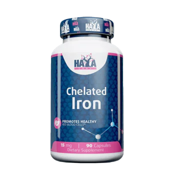 HAYA LABS Chelated Iron 15 мг 90 капсули