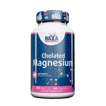 HAYA LABS Chelated Magnesium 200 мг 60 капсули