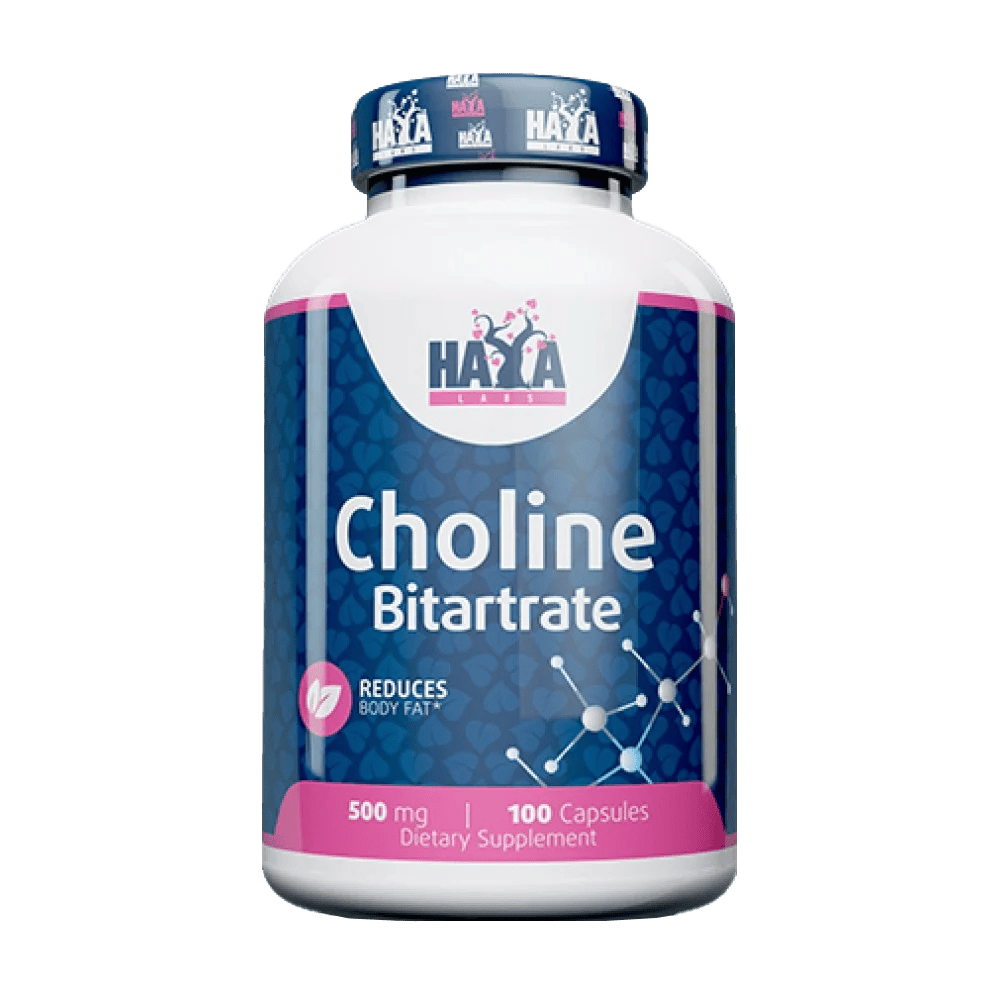 HAYA LABS Choline Bitartrate 500 мг 100 капсули