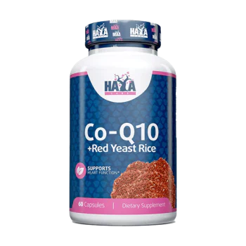HAYA LABS CoQ10 60 мг & Red Yeast Rice 500 мг 60 капсули