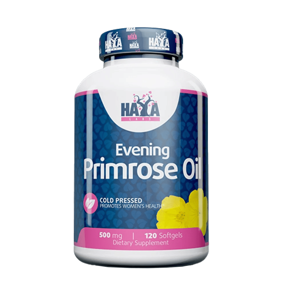 HAYA LABS Evening Primrose Oil 500 мг 120 меки капсули