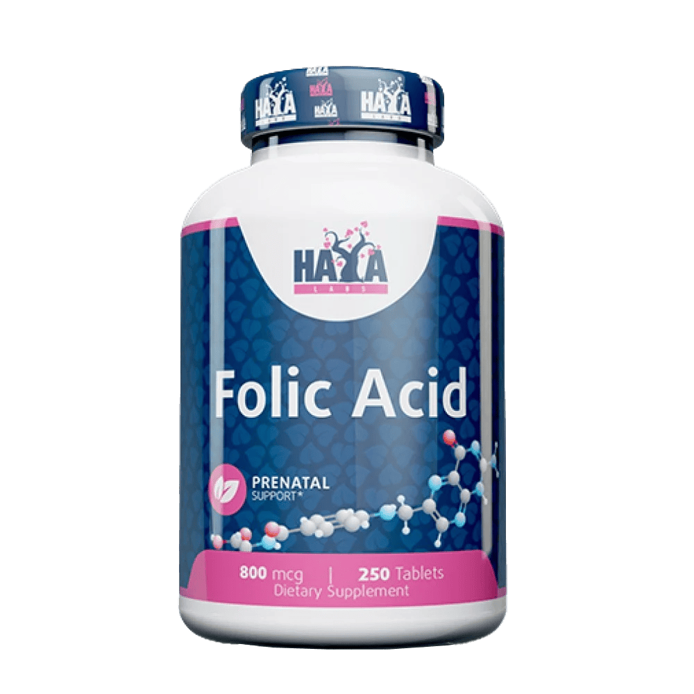 HAYA LABS Folic Acid 800 мкг 250 таблетки