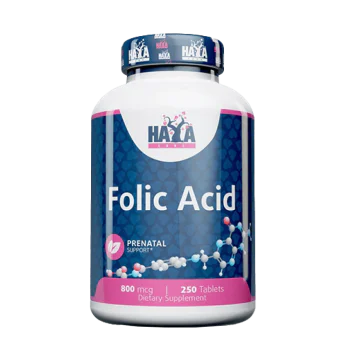 HAYA LABS Folic Acid 800 мкг 250 таблетки