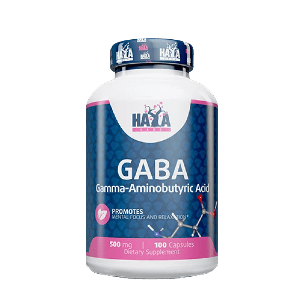 HAYA LABS GABA 500 мг 100 капсули