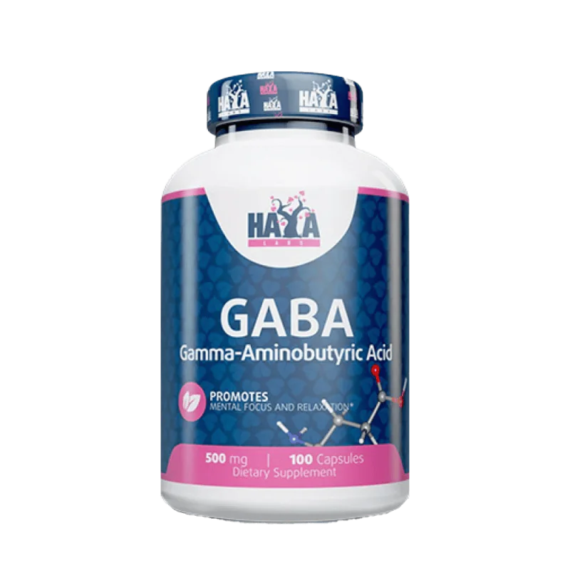 HAYA LABS GABA 500 мг 100 капсули