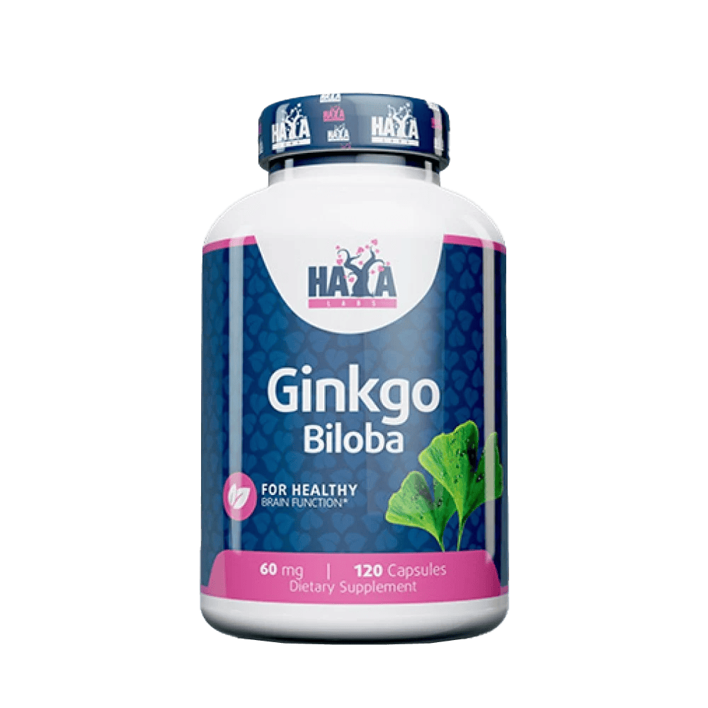 HAYA LABS Ginkgo Biloba 60 мг 120 капсули