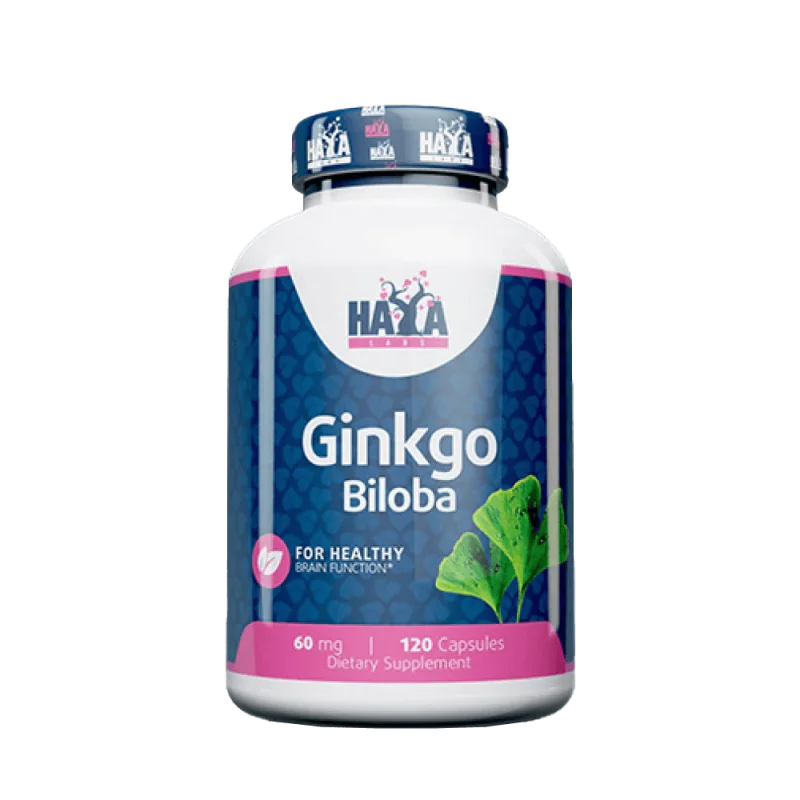 HAYA LABS Ginkgo Biloba 60 мг 120 капсули