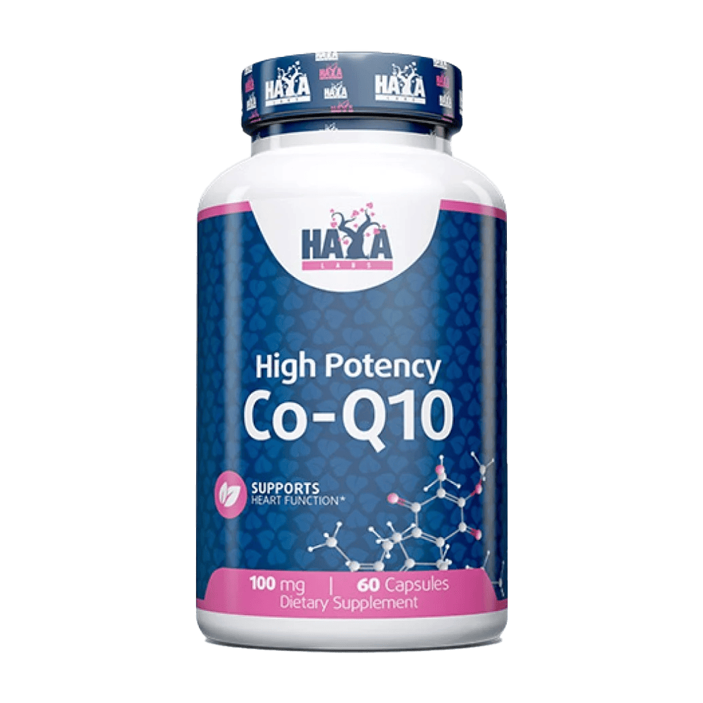 HAYA LABS High Potency CoQ10 100 мг 60 растителни капсули
