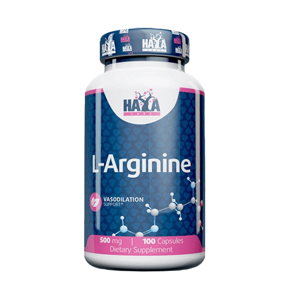 HAYA LABS L-Arginine 500 мг 100 капсули