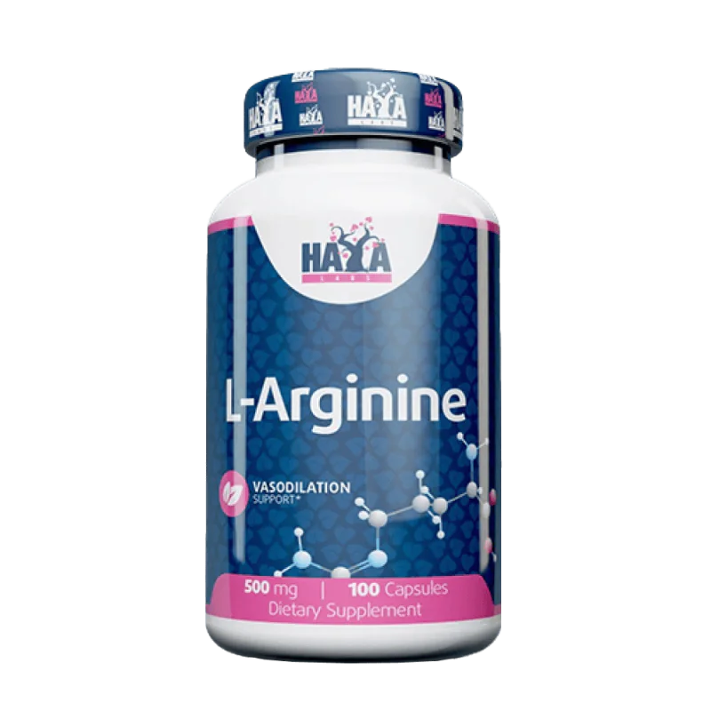 HAYA LABS L-Arginine 500 мг 100 капсули