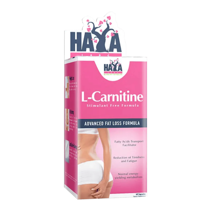 HAYA LABS L-Carnitine 250 мг 60 капсули