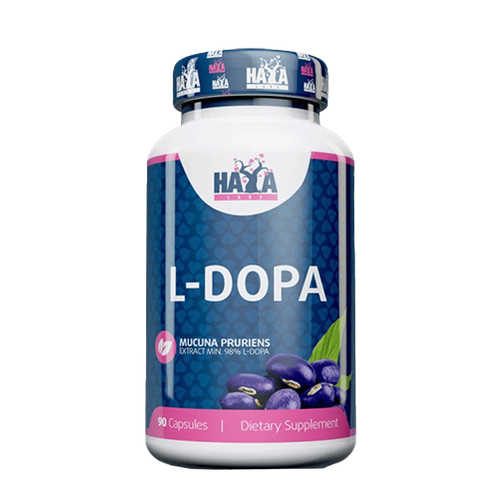 HAYA LABS L-Dopa Mucuna Pruriens Extract 90 капсули