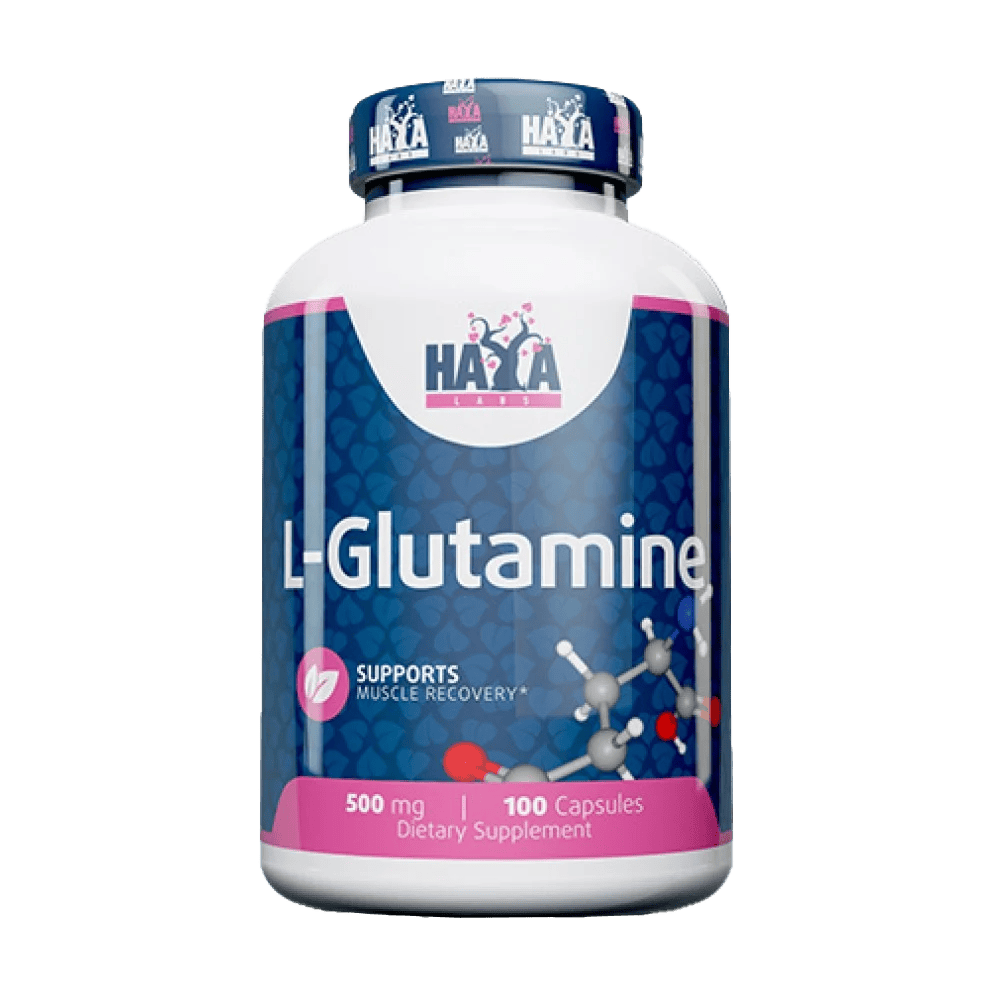 HAYA LABS L-Glutamine 500 мг 100 капсули