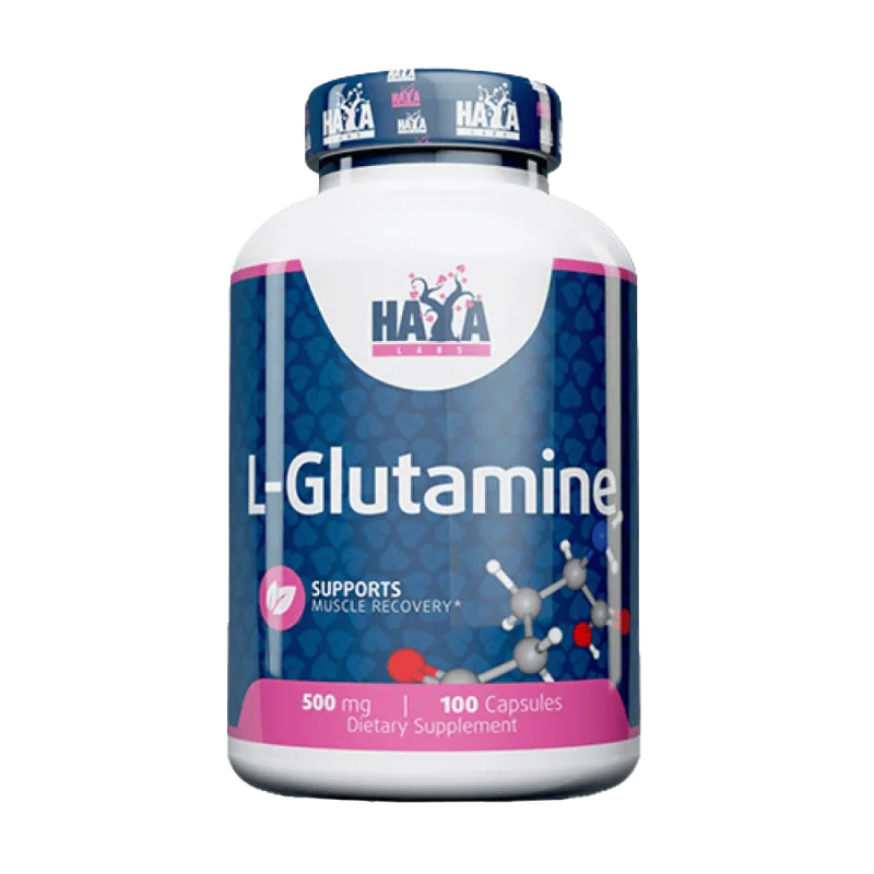 HAYA LABS L-Glutamine 500 мг 100 капсули