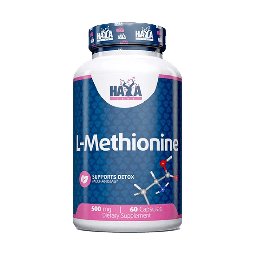 HAYA LABS L-Methionine 500 мг 60 капсули