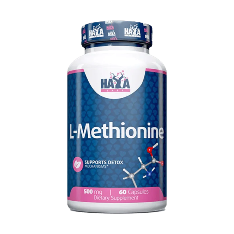 HAYA LABS L-Methionine 500 мг 60 капсули