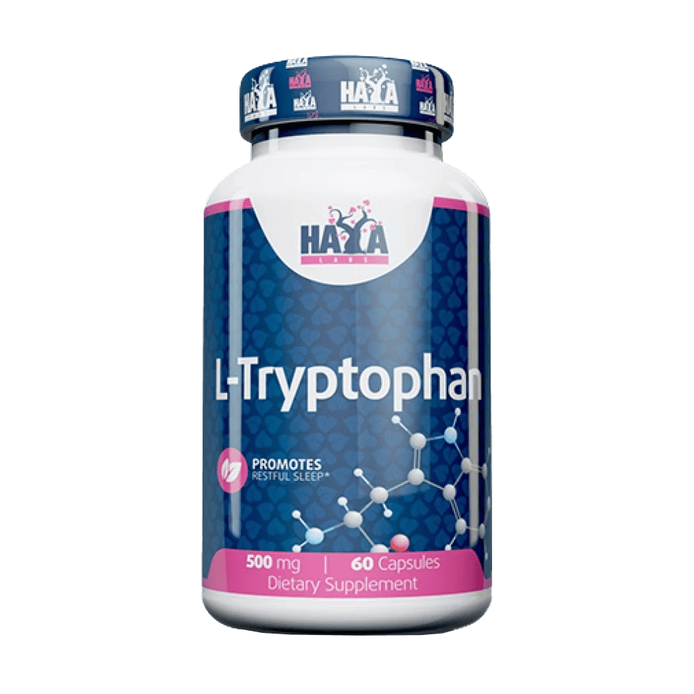 HAYA LABS L-Tryptophan 500 мг 60 капсули