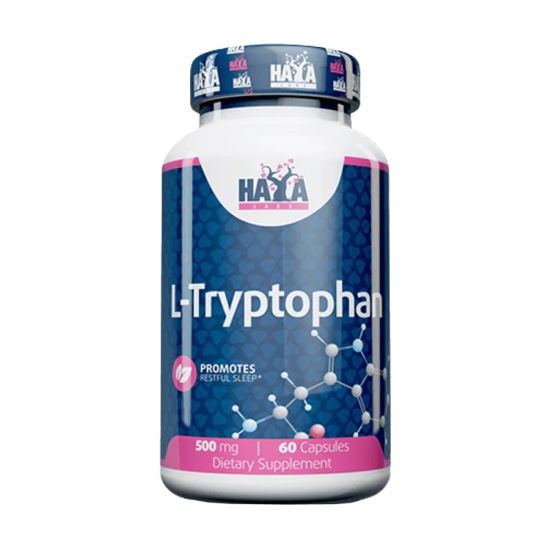HAYA LABS L-Tryptophan 500 мг 60 капсули