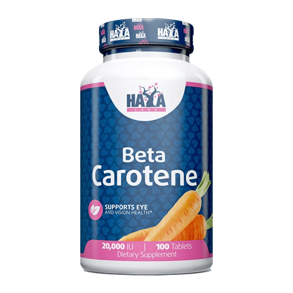 HAYA LABS Natural Beta Carotene 20.000 IU 100 таблетки