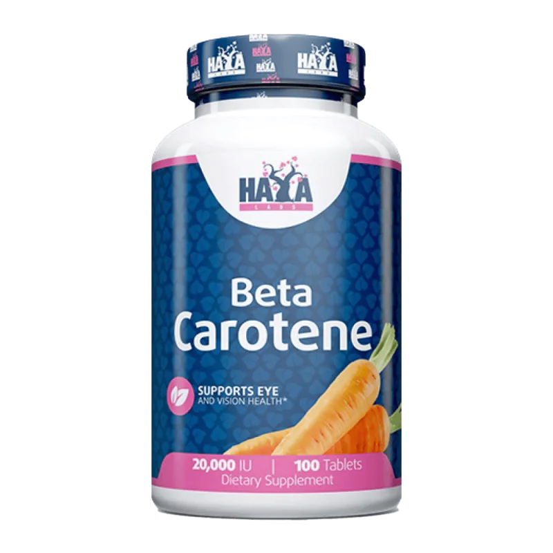 HAYA LABS Natural Beta Carotene 20.000 IU 100 таблетки