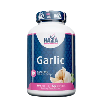 HAYA LABS Odorless Garlic 500 мг 120 меки капсули
