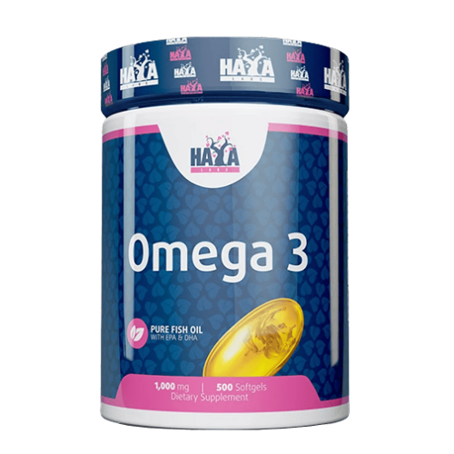 HAYA LABS Omega 3 1000 мг 500 меки капсули