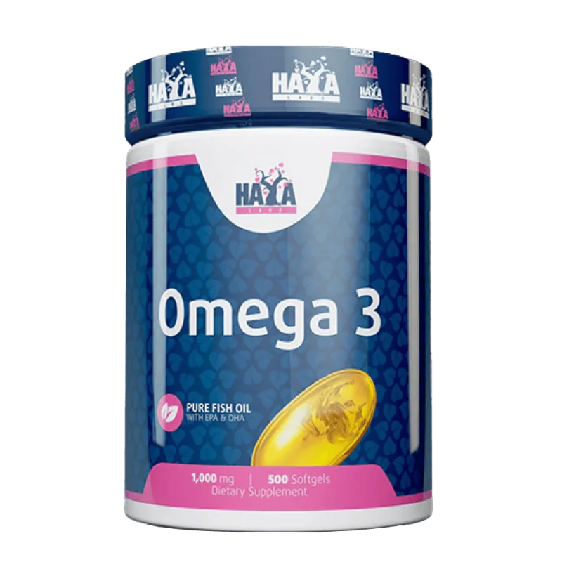 HAYA LABS Omega 3 1000 мг 500 меки капсули