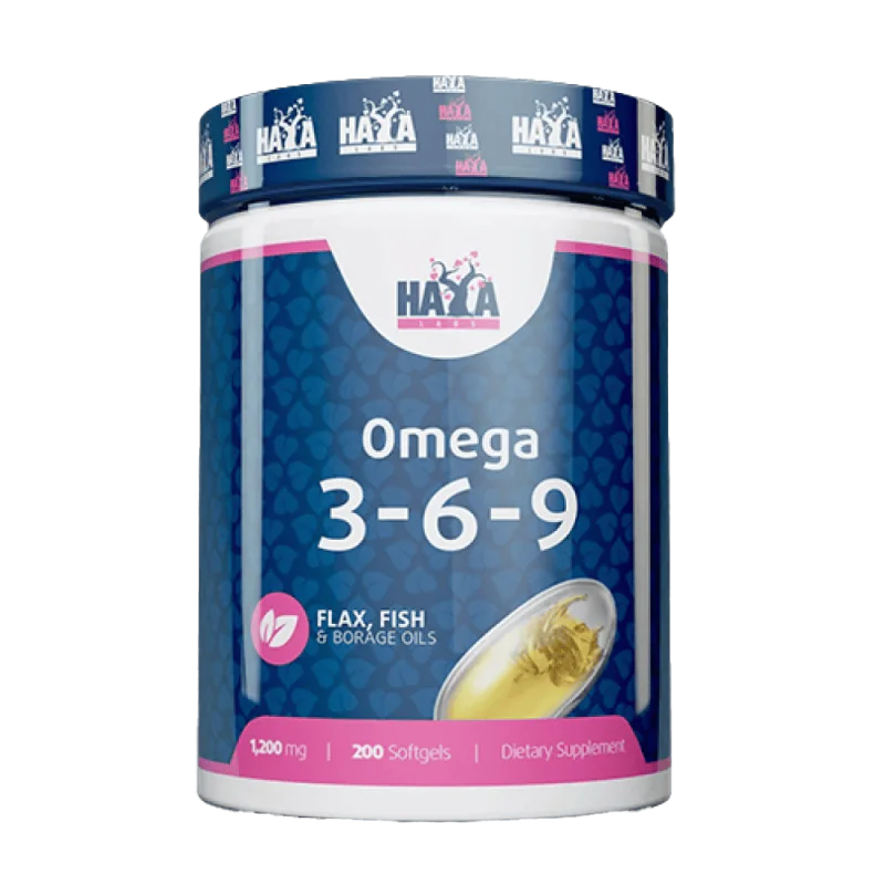 HAYA LABS Omega 3-6-9 200 меки капсули