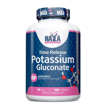 HAYA LABS Potassium Gluconate 99 мг 100 таблетки