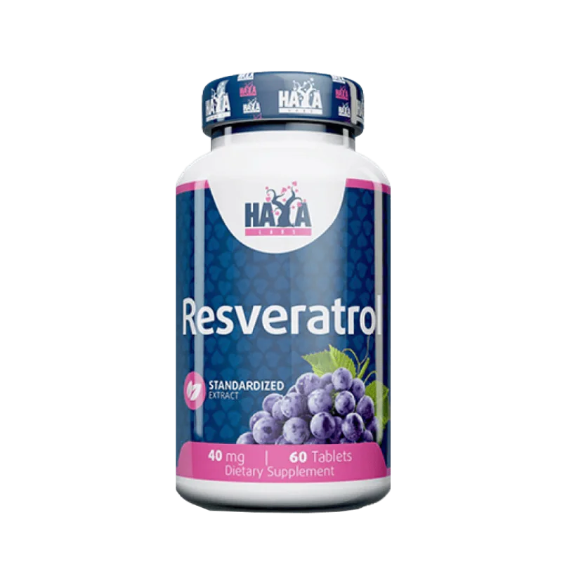 HAYA LABS Resveratrol 40 мг 60 таблетки