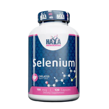 HAYA LABS Selenium Chelated Yeast Free 100 мкг 120 капсули