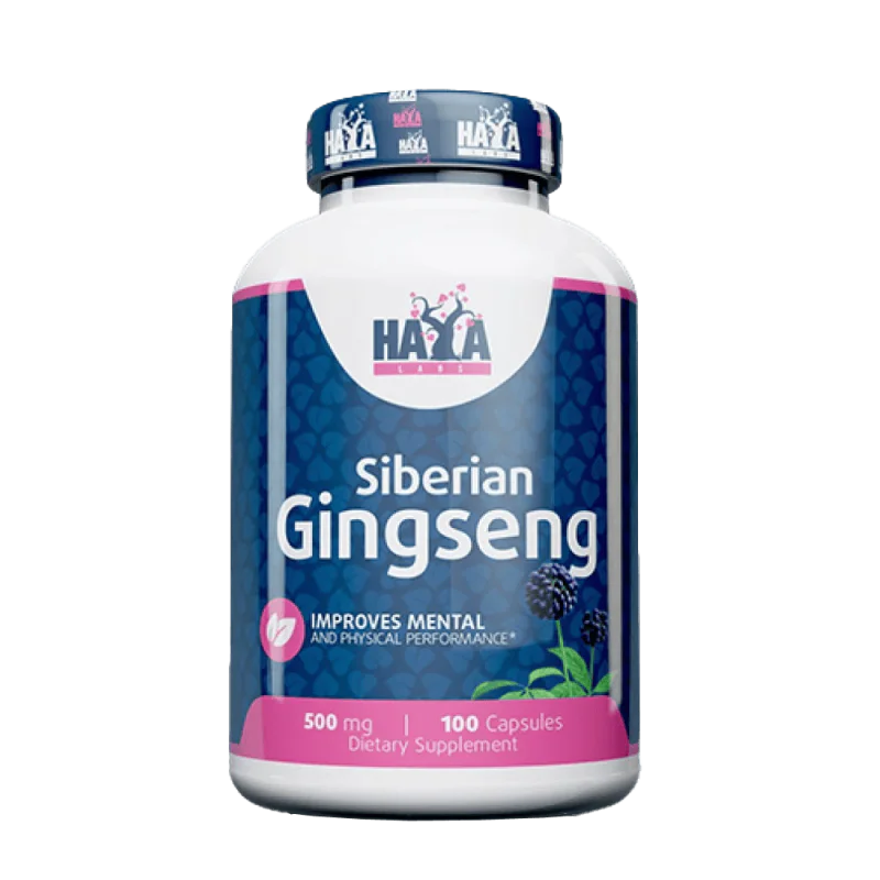 HAYA LABS Siberian Ginseng 500 мг 100 капсули