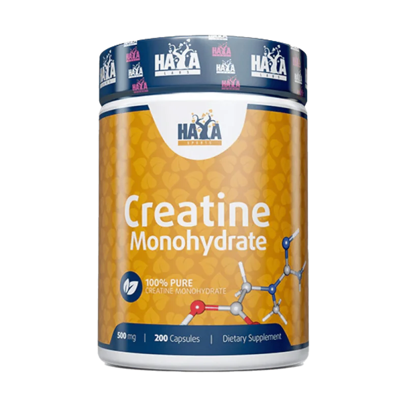 HAYA LABS Sports Creatine Monohydrate 500 мг 200 капсули