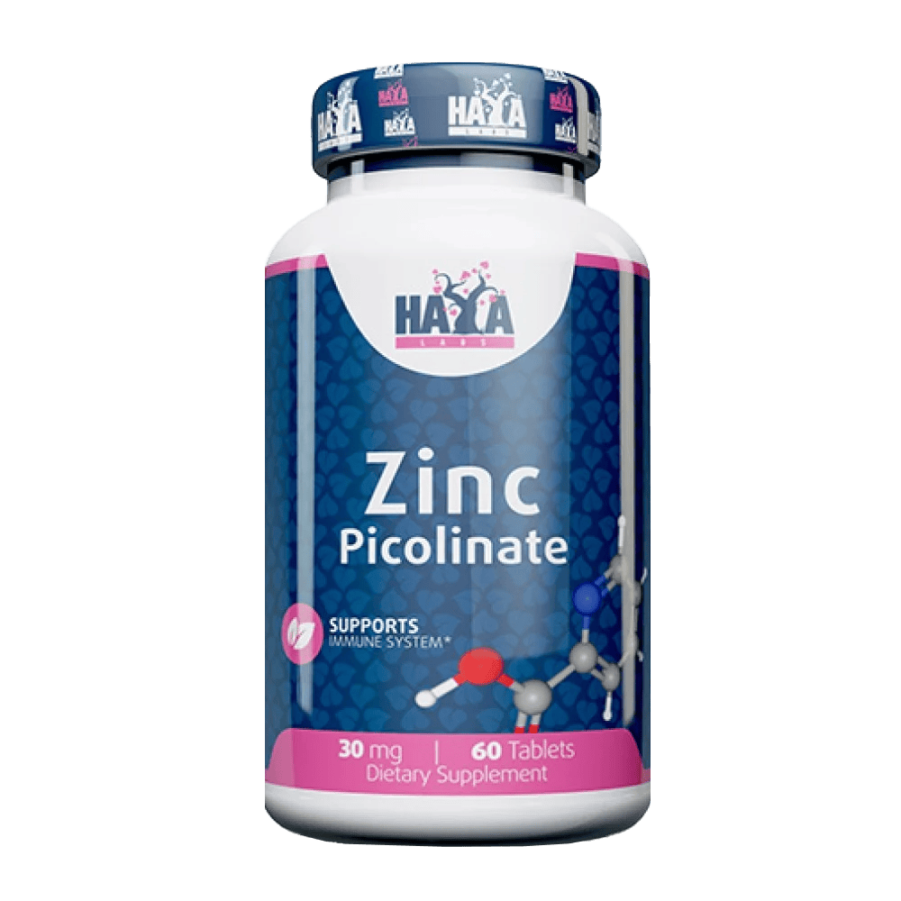 HAYA LABS Zinc Picolinate 30 мг 60 таблетки