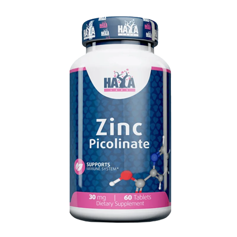 HAYA LABS Zinc Picolinate 30 мг 60 таблетки