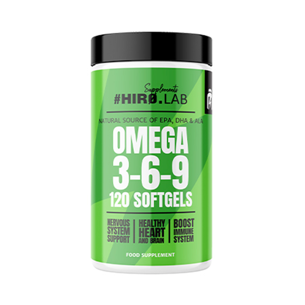 HIRO.LAB Omega 3-6-9 120 софтгел капсули