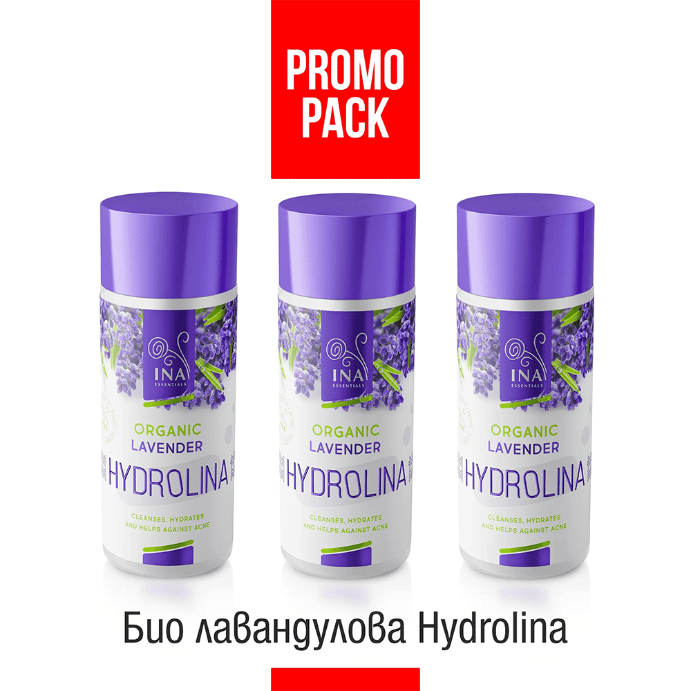 3 x INA ESSENTIALS Hydrolina Лавандула 150 мл	