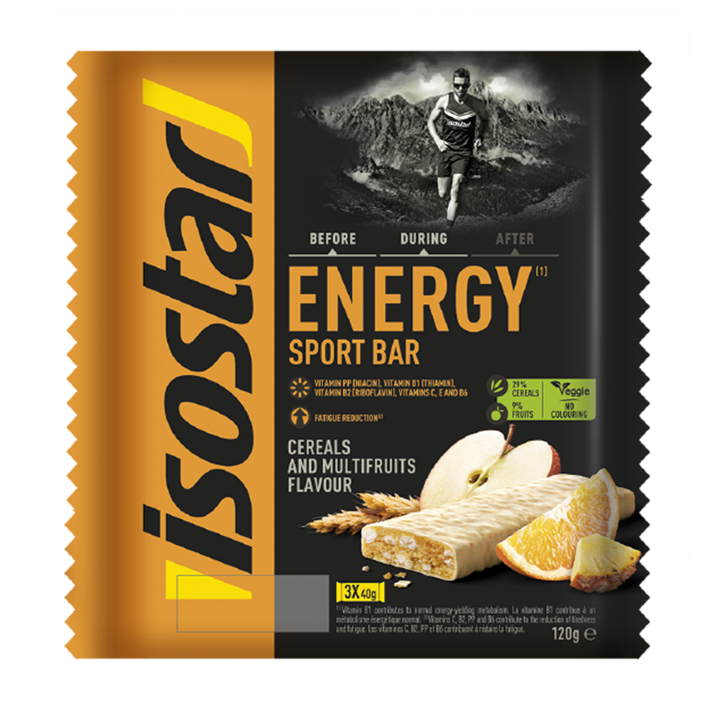 ISOSTAR Energy Sport Bar 3 x 40 г