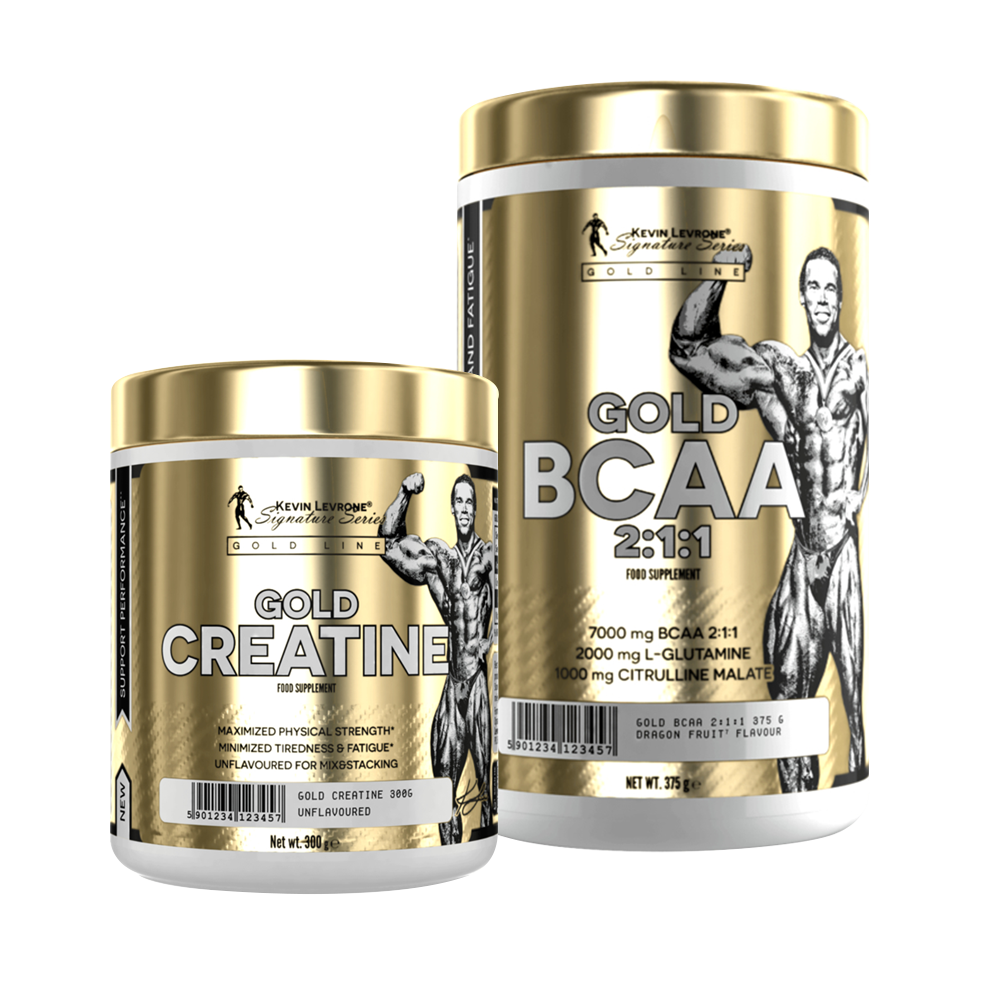 KEVIN LEVRONE Gold BCAA 2:1:1 375 г + Gold Creatine 300 г