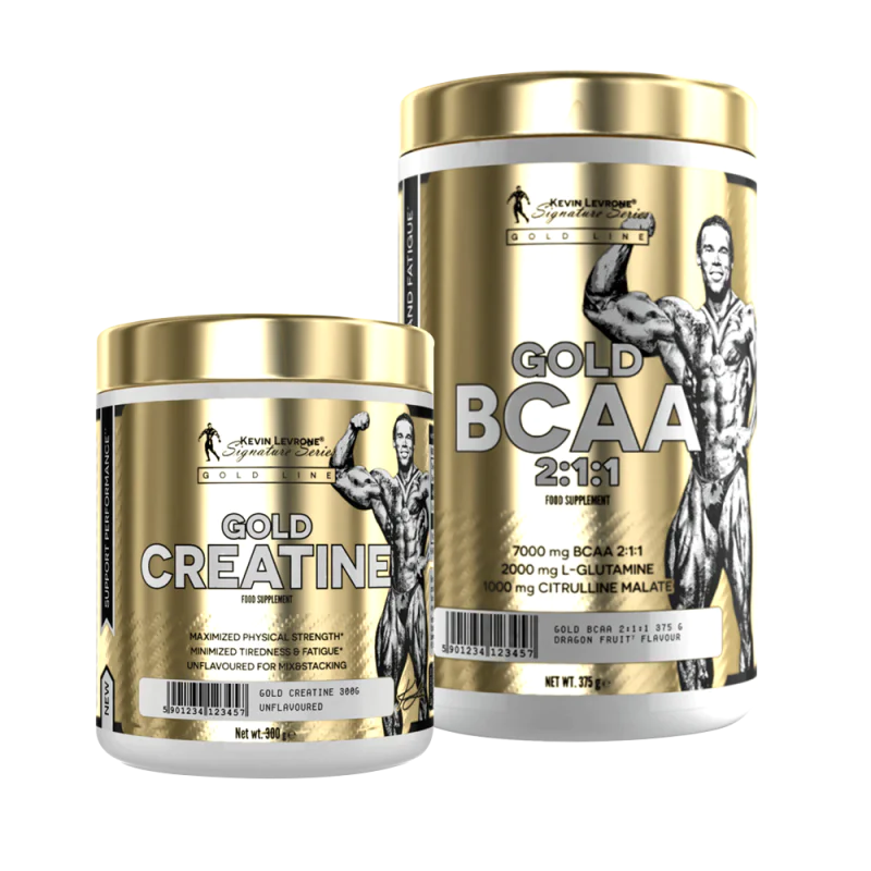 KEVIN LEVRONE Gold BCAA 2:1:1 375 г + Gold Creatine 300 г