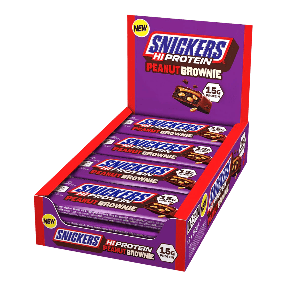 MARS Snickers Hi Protein Peanut Brownie 12 x 50 г